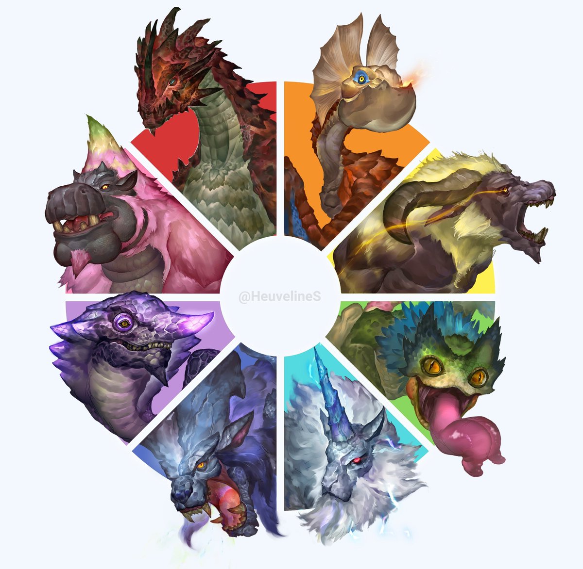 HeuvelineS's tweet image. I did this #MonsterHunter challenge last year✨
Surprised to see that some of them will be coming back to MHWilds!
#モンハンワイルズ #MHWilds
