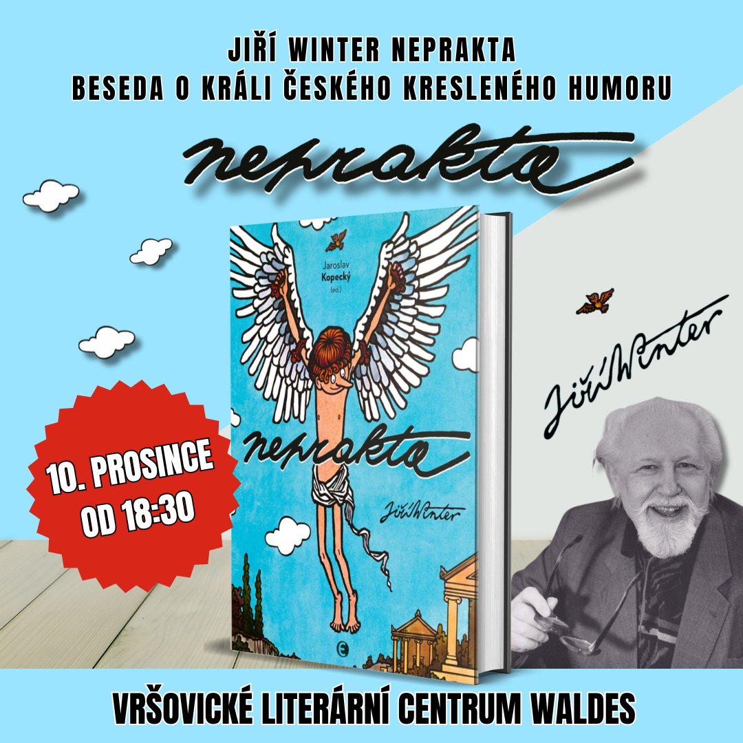 Opakování je matka moudrosti, proto vám tímto připomínáme, že se dnes od 18:30 ve Vršovické literární centrum Waldes uskuteční beseda s editorem monografie NEPRAKTA Jaroslavem Kopeckým.
Vstup zdarma.
Kniha NEPRAKTA ke koupi na místě!
facebook.com/events/1079851…