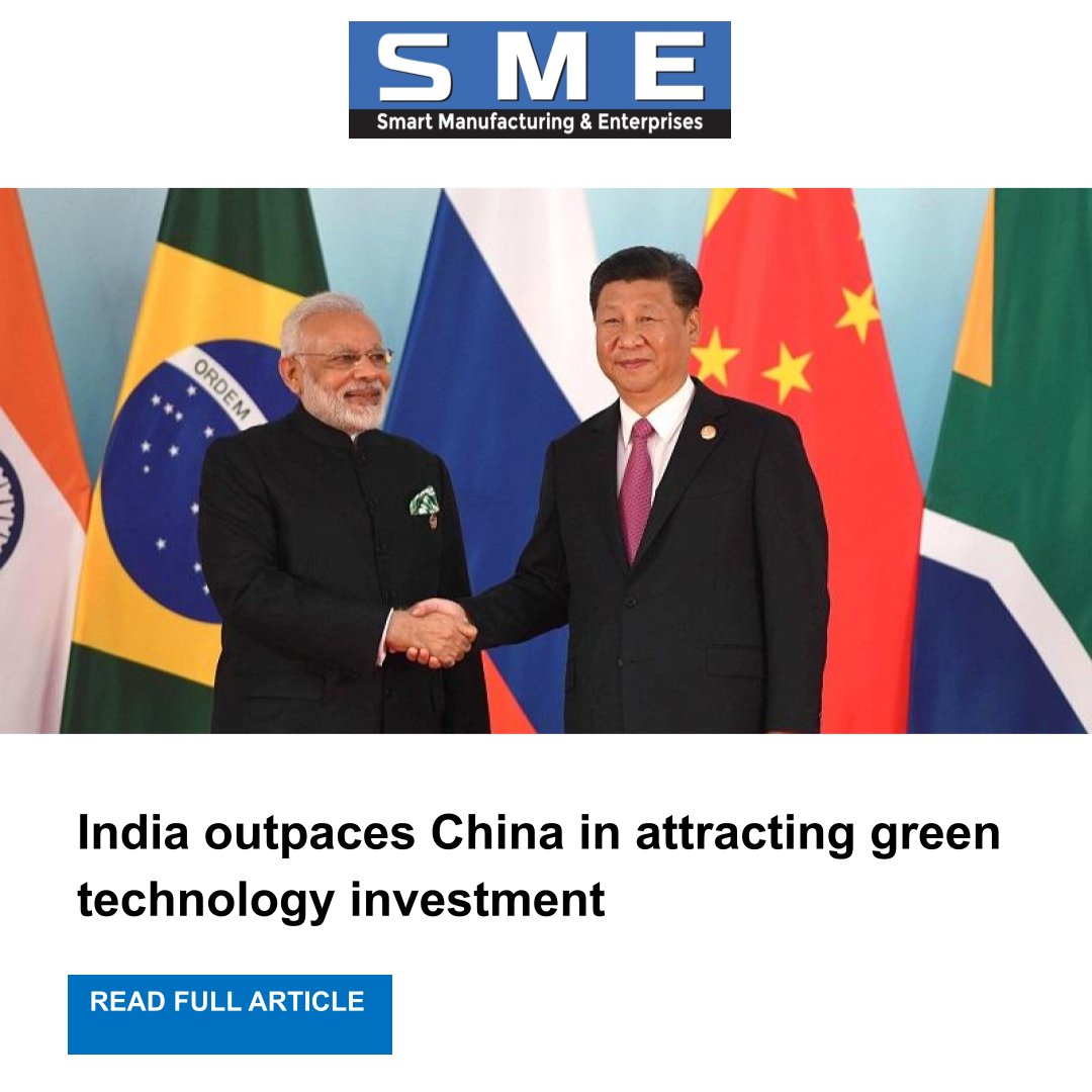 ipfonline's tweet photo. India outpaces China in attracting green technology investment

Despite this progress, India still trails China in total green technology funding for the year, raising $3.6 billion compared to China’s $5.6 billion.

Read the article below-
https://t.co/n1au6gfJJA

#news #india https://t.co/TjfBlX5YIP