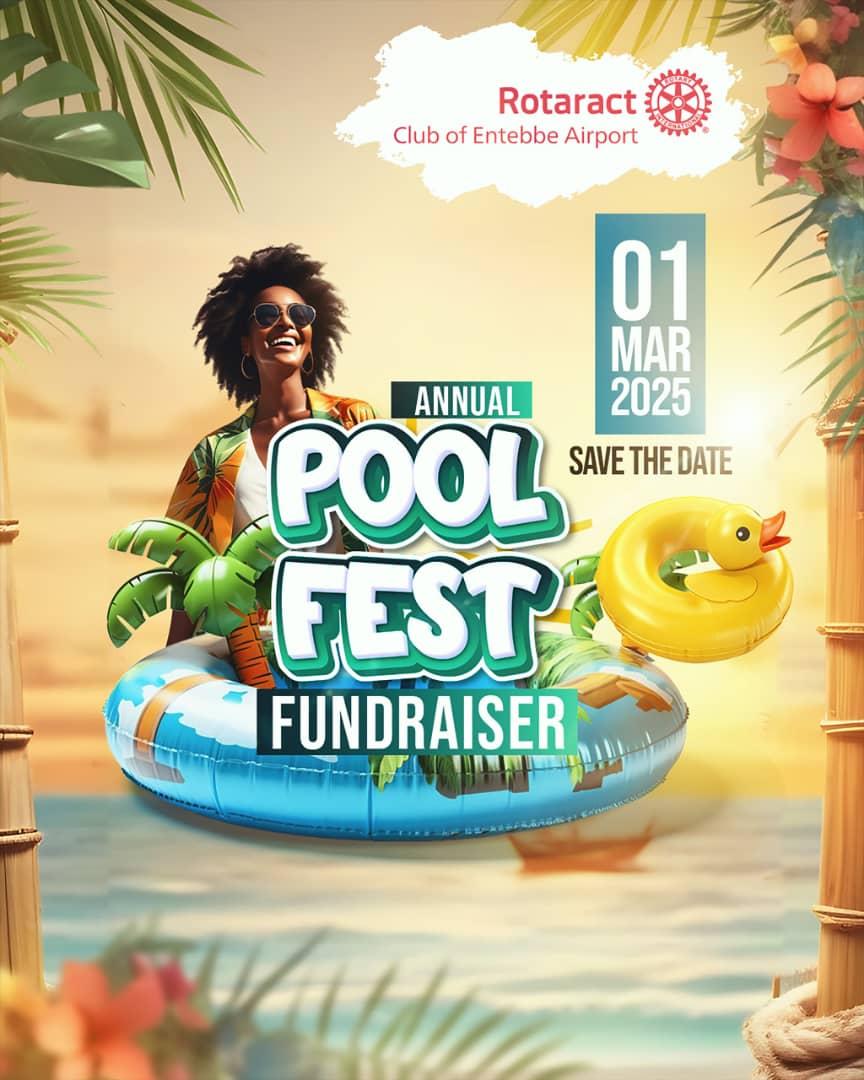 ROTARACT ENTEBBE AIRPORT-THE PILOTS โโโ - RID9214 (@rctebb) on Twitter photo ๐โโ๏ธ๐น ANNUAL POOLFEST FUNDRAISER 2025 ๐โโ๏ธ๐น
The biggest Rotaract Fundraiser is back, eminent and more electrifying
Enchanting experiences like
๐จโ๐จโ๐งโ๐ฆ New Acquaintances
๐โโ๏ธLots of games like Eat my Apple
๐ผEuphonious music with 2 stage DJs,๐โโ๏ธswimming competition*
๐๐นfood and drinks ๐โโ๏ธ๐น ANNUAL POOLFEST FUNDRAISER 2025 ๐โโ๏ธ๐น
The biggest Rotaract Fundraiser is back, eminent and more electrifying
Enchanting experiences like
๐จโ๐จโ๐งโ๐ฆ New Acquaintances
๐โโ๏ธLots of games like Eat my Apple
๐ผEuphonious music with 2 stage DJs,๐โโ๏ธswimming competition*
๐๐นfood and drinks