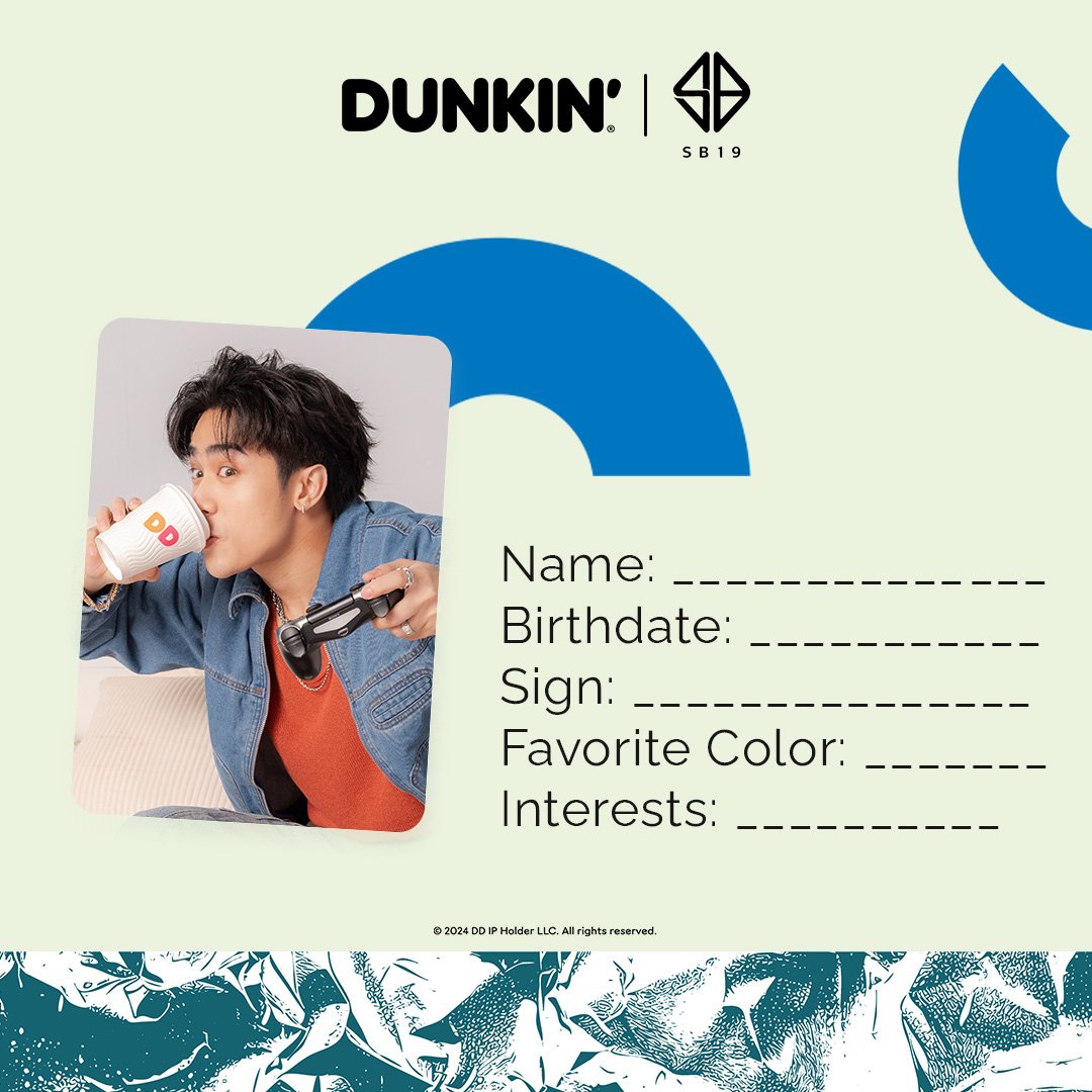 dunkinph's tweet photo. Time for a bias quiz, A’Tin! 💙🧡 #SB19DunkinPH https://t.co/oV9PNQ3uPZ