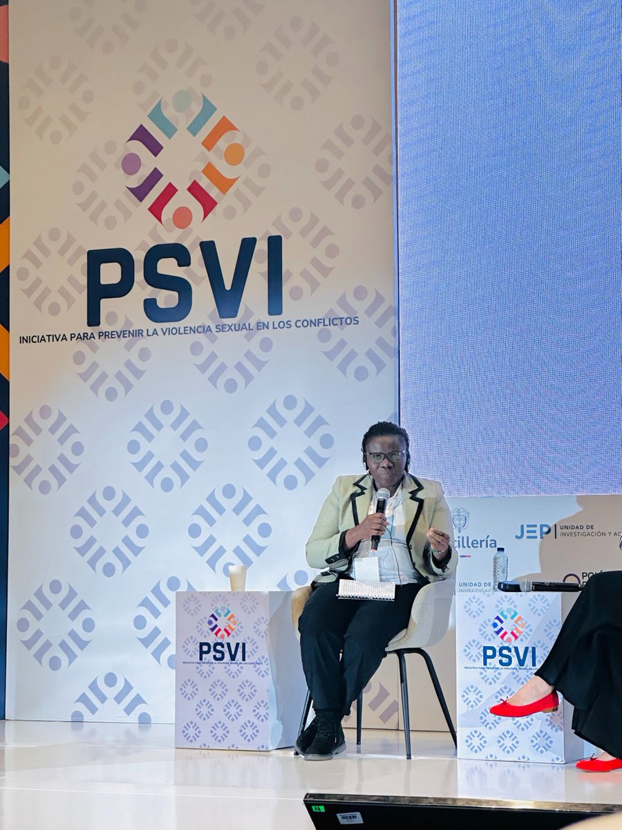 SEMA_Network's tweet photo. 🗨️ @an_gace emphasised the urgent need for reparations and concrete government actions to #StopCRSV. She highlighted the harsh realities faced by survivors, including stigmatisation, societal rejection, and barriers to marrying, finding jobs, or starting families. https://t.co/n1SdB1bC3m