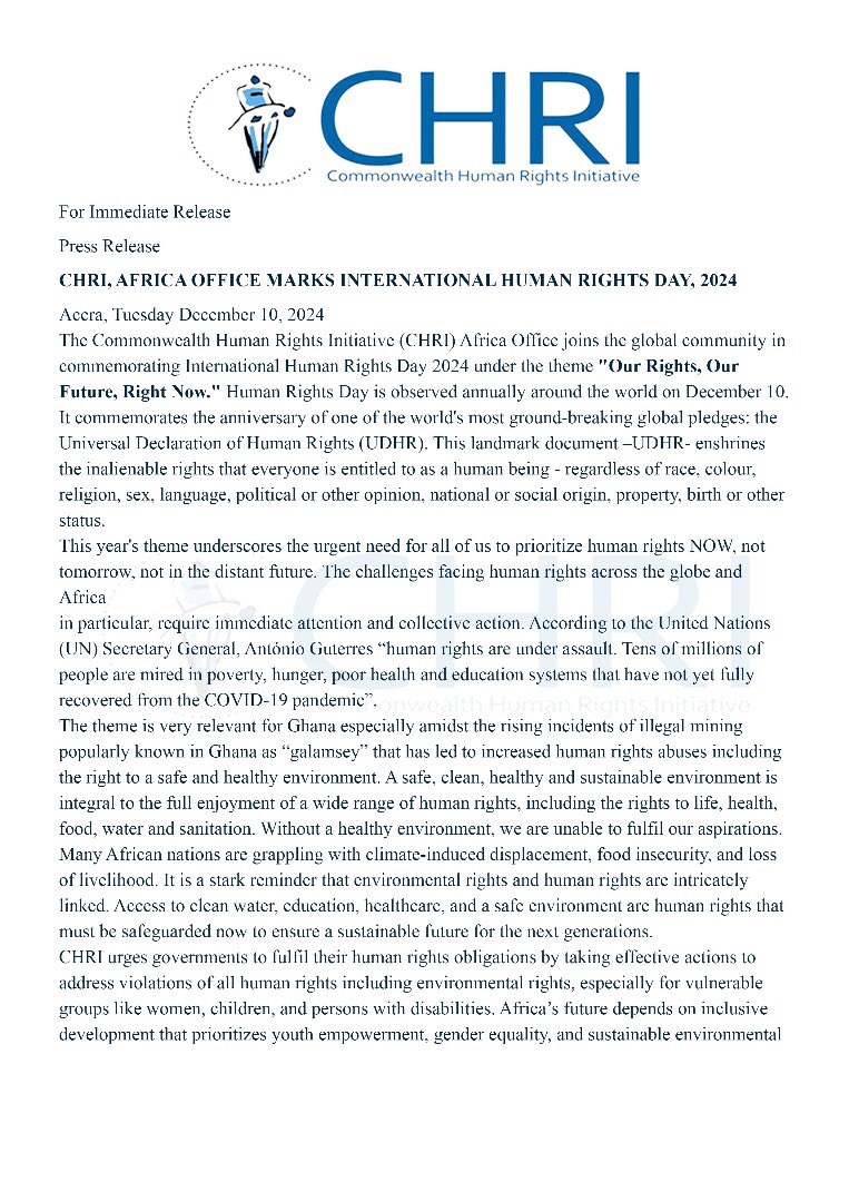 CHRI Africa Office tweet media
