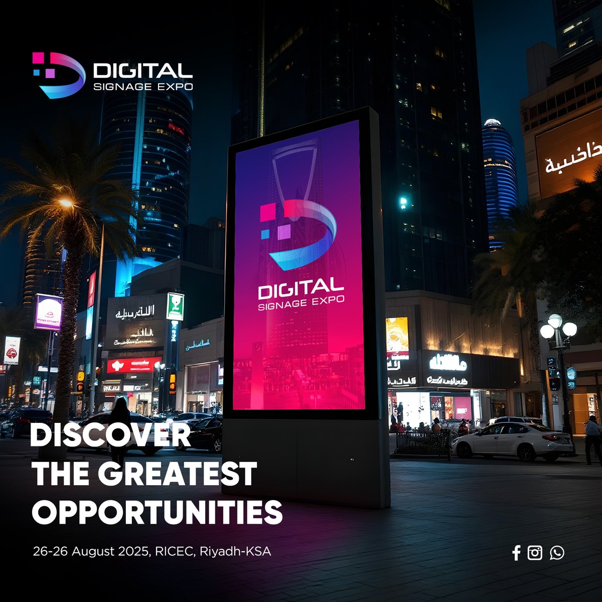 DigiSignEx's tweet photo. #DigitalSignageExpo is the premier destination for industry experts to explore cutting-edge trends, breakthrough technologies, and innovative solutions redefining the digital signage industry.
🗓️24 - 26 Aug 2025
📍RICEC
#DigitalSignage  #DigitalDisplays #Advertising #Riyadh https://t.co/xdBqSBYwGm