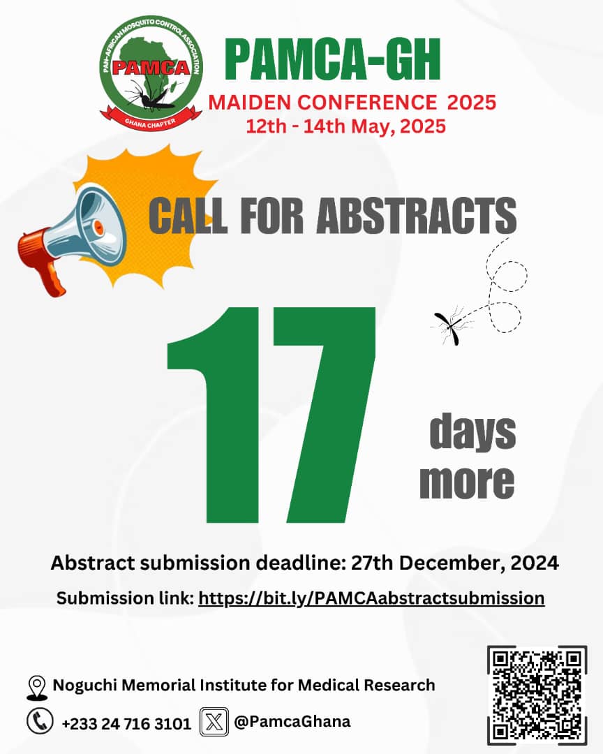 17 days more. Keep submitting your abstracts using the link:  bit.ly/PAMCAabstracts…