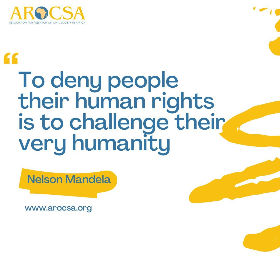 On #HumanRightsDay, we remember that to deny human rights is to deny humanity itself. Let’s continue to fight for equality, justice, and dignity for all. #AROCSA #HumanRights