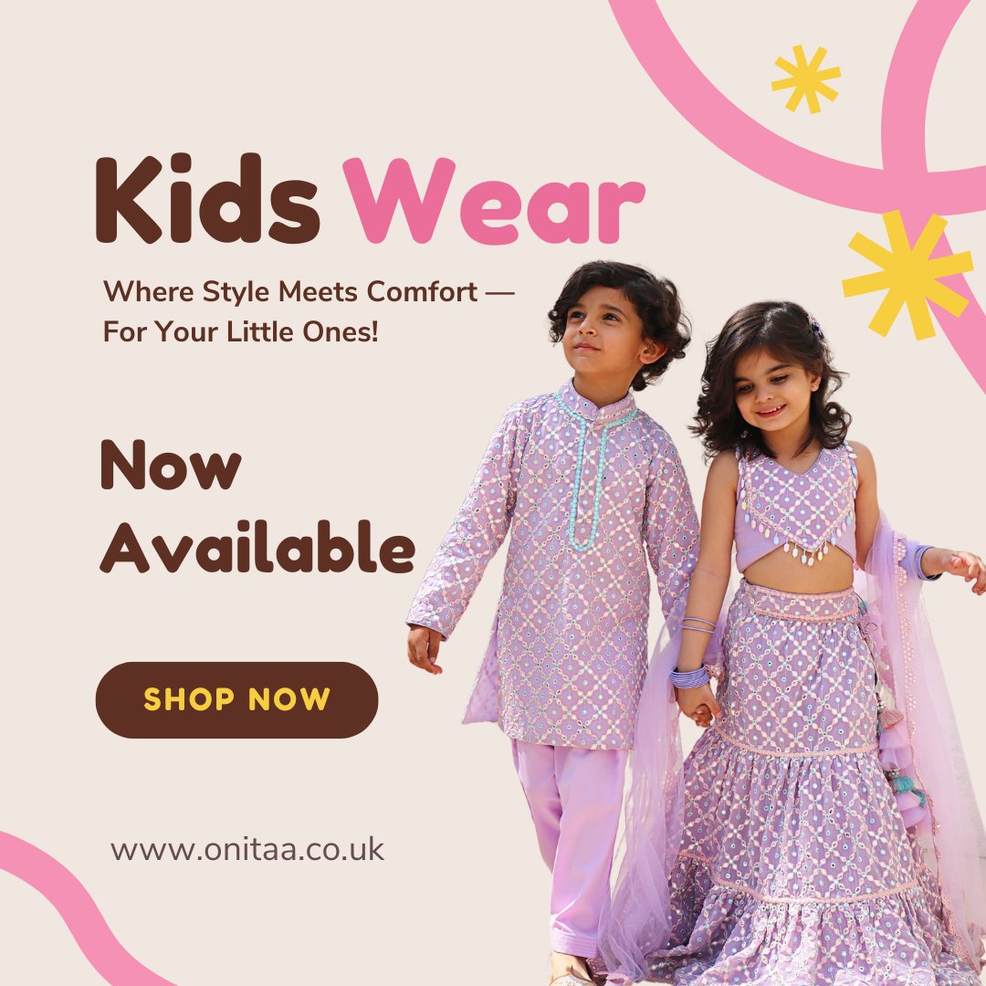 🎉 Exciting News! 🎉

We are thrilled to announce the launch of the Kids Wear collection!

Shop now &amp; discover vibrant colours, fun patterns &amp; sizes that grow with your child. 
View Here - bit.ly/3ZvwcyT
#kidswear #kidsclothing #kidsdress #onitaa #london #usa #canada