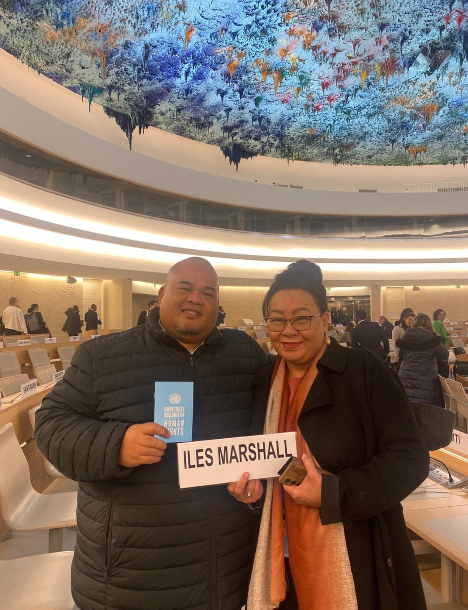 Marshall Islands Permanent Mission in Geneva (@rmigeneva) on Twitter photo On this #HumanRightsDay, Marshall Islands reaffirms its commitment to justice, equality, and climate action, advocating for these values in Geneva as a newly elected <a href="/UN_HRC/">UN Human Rights Council</a> member. Yesterday, the Permanent Mission attended the Organizational Meeting of the Council for 2025. On this #HumanRightsDay, Marshall Islands reaffirms its commitment to justice, equality, and climate action, advocating for these values in Geneva as a newly elected <a href="/UN_HRC/">UN Human Rights Council</a> member. Yesterday, the Permanent Mission attended the Organizational Meeting of the Council for 2025.