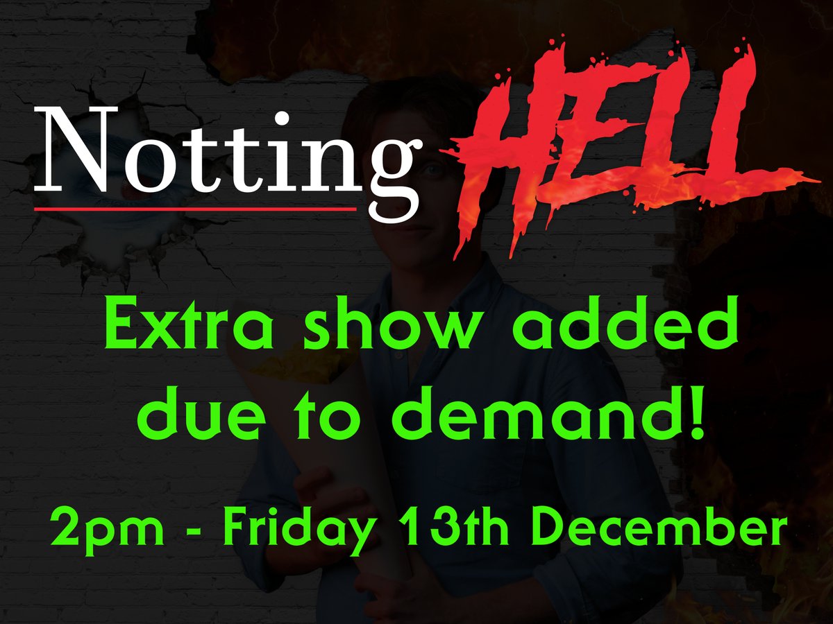 Extra show of NOTTING HELL this Friday at 2pm due to demand! Get tickets while they last here: thewardrobetheatre.com/shows/notting-…