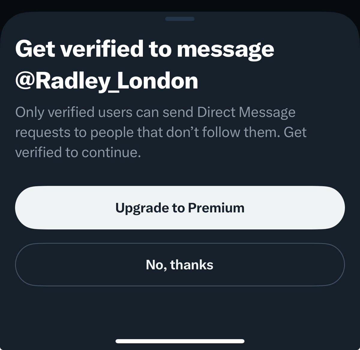 Mks_CFC's tweet photo. @Radley_London Unfortunately I can’t https://t.co/gsxtaVfwRx