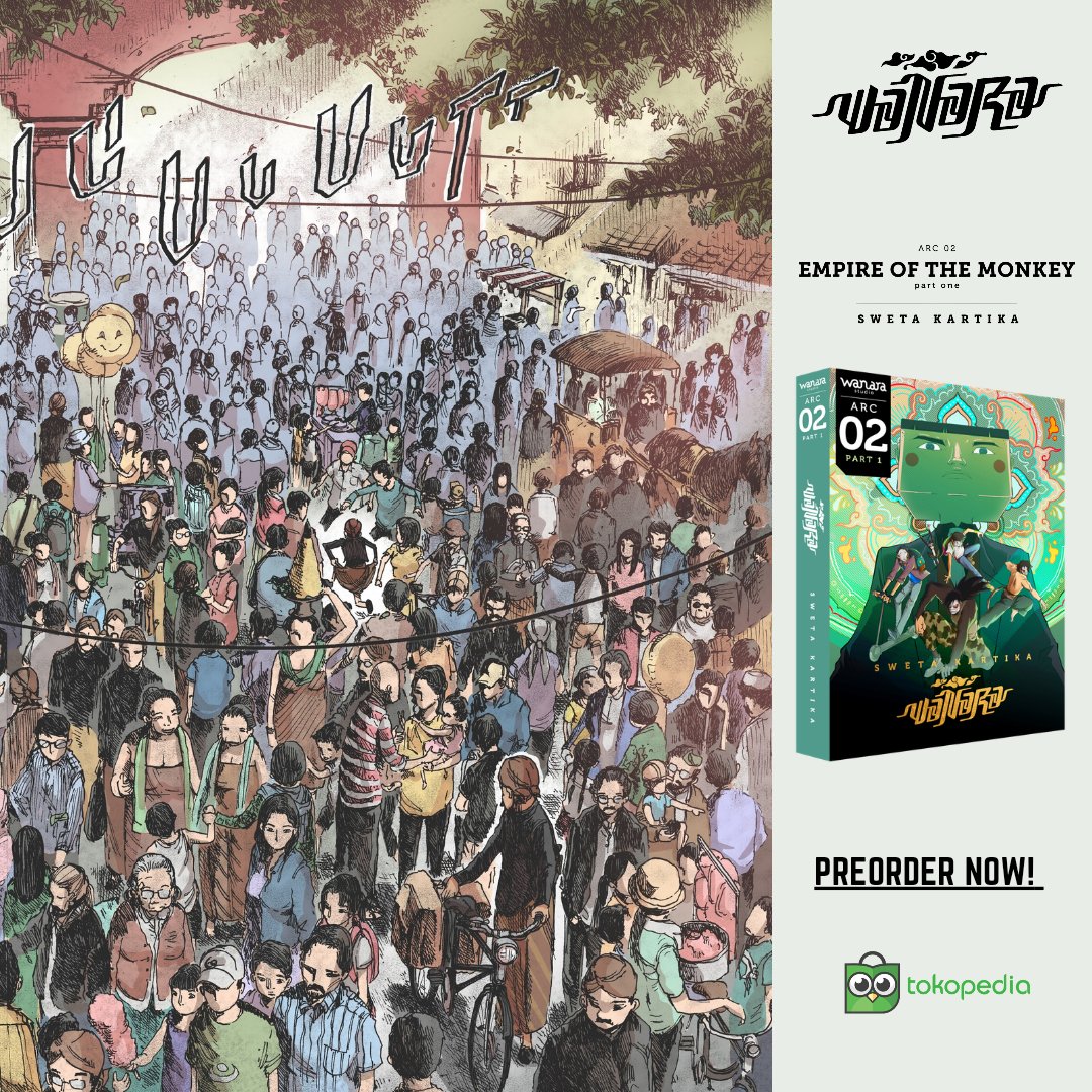 ‼️WORO WORO MULAI PO‼️
Komik Premium Wanara Arc 02 (part 1)
Seri kelanjutan. 
Berisi 256 halaman dengan 60an halaman warna.

PO sekarang hanya di Tokopedia Wanara Studio
: Tokopedia.com/wanaraonline : 

‼️limited stock‼️