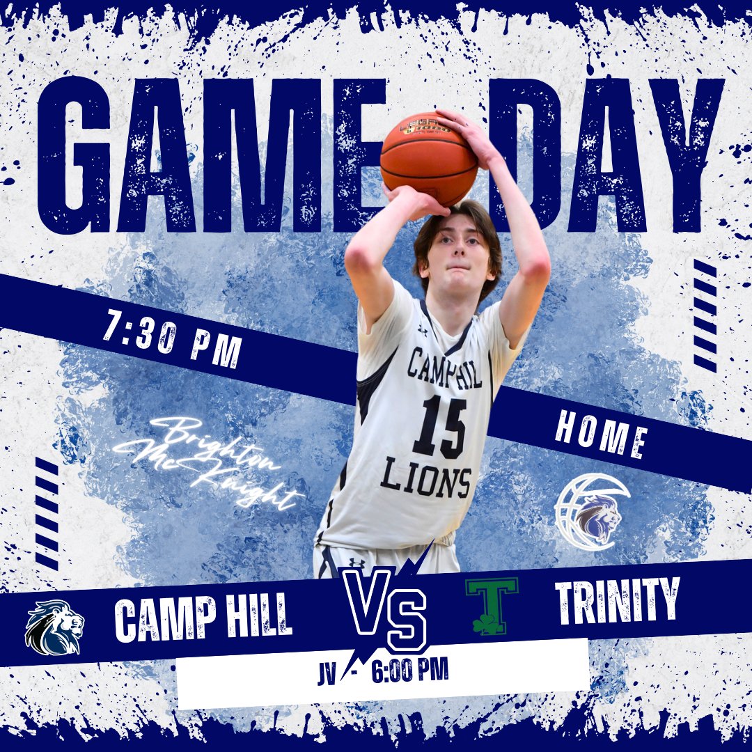 It’s Game Day! The Lions host the Shamrocks of Trinity this evening. Streaming will be available on the NFHS Network. A paid subscription is required. Go Lions!
Game Times: JV 6:00 / Varsity 7:30