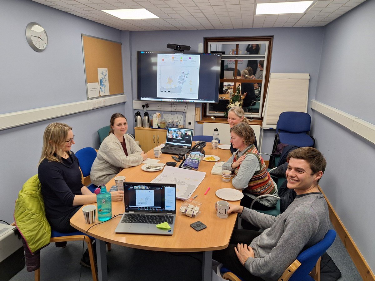 We were warmly greeted by the <a href="/OrkneyCouncil/">Orkney Islands Council</a> for a participatory mapping session aimed at the co-development of  #cliamtechange adaptation scenarios for the region through #MarinePlanning. Thank you James, Danny &amp; Team 🙌🌊 #MSP