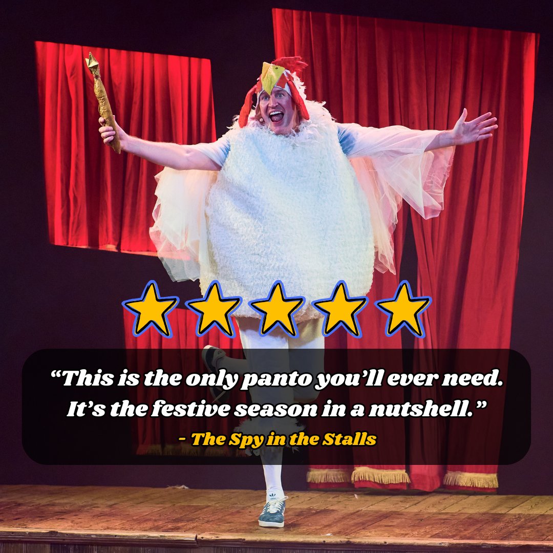 Potted Panto (@pottedpanto) on Twitter photo The lovely reviews just keep coming! Thank you very much to <a href="/spyinthestalls/">thespyinthestalls</a> for this lovely five star review! ⭐️⭐️⭐️⭐️⭐️
Get your tickets now for week two! wiltons.org.uk/whats-on/potte…
📷Geraint Lewis The lovely reviews just keep coming! Thank you very much to <a href="/spyinthestalls/">thespyinthestalls</a> for this lovely five star review! ⭐️⭐️⭐️⭐️⭐️
Get your tickets now for week two! wiltons.org.uk/whats-on/potte…
📷Geraint Lewis