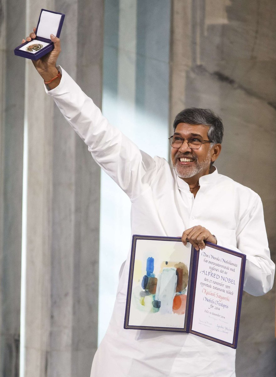 k_satyarthi's tweet photo. Ten years ago, on this very day, I was humbled to receive the Nobel Peace Prize in Oslo, Norway. It has been an extraordinary honour. I am deeply grateful to all those who have supported me and played a part in my journey. I reiterate the clarion call I made during my Nobel acceptance speech in 2014, ‘Together, let us Globalise Compassion’.
@NobelPrize