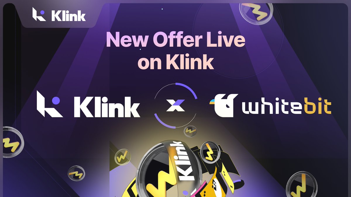 📄New Offer Alert: Earn $10 USDT with Whitebit! 🚀

<a href="/WhiteBit/">WhiteBIT</a> , one of Europe's largest and most trusted #Crypto exchanges, is partnering with Klink to bring you an exciting offer! 

Here’s how you can earn:

1️⃣ Register &amp; Complete KYC – Earn $02 USDT guaranteed
2️⃣ Make Your
