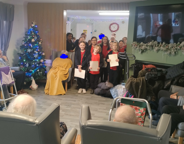 We are incredibly proud of our children from Year 5 and 6 who came to the local residential home to sing this Christmas time. There was tapping feet and clapping hands to 12 days of Christmas, and tears when they sang Oh Holy Night. 
Proud of how much joy our children spread.