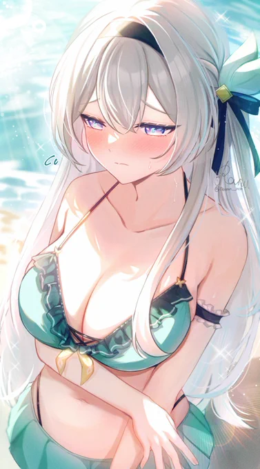 ホタル「水着、似合ってる…かな…?」#HonkaiStarRail #Firefly 