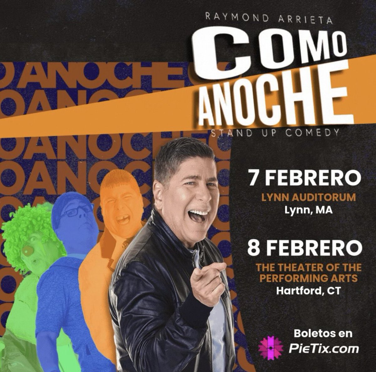 Boston y Connecticut PRONTO NOS VEMOS 🎤 <a href="/pie_tix/">PieTix</a>   Prepárate Orlando y Tampa