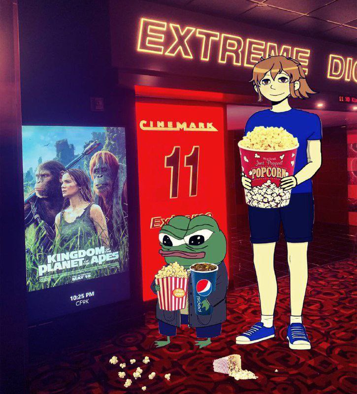 ashbiemooncoinx's tweet photo. Good morning, friends! ๐
I caught Kingdom of the Planet of the Apes last nightโsuch a wild ride!๐ฆ
Did you check it out too? Let me know your thoughts!
$Ashbie #ashbiemoon #ashbie #memecoin #apu https://t.co/qSMJFViMV0