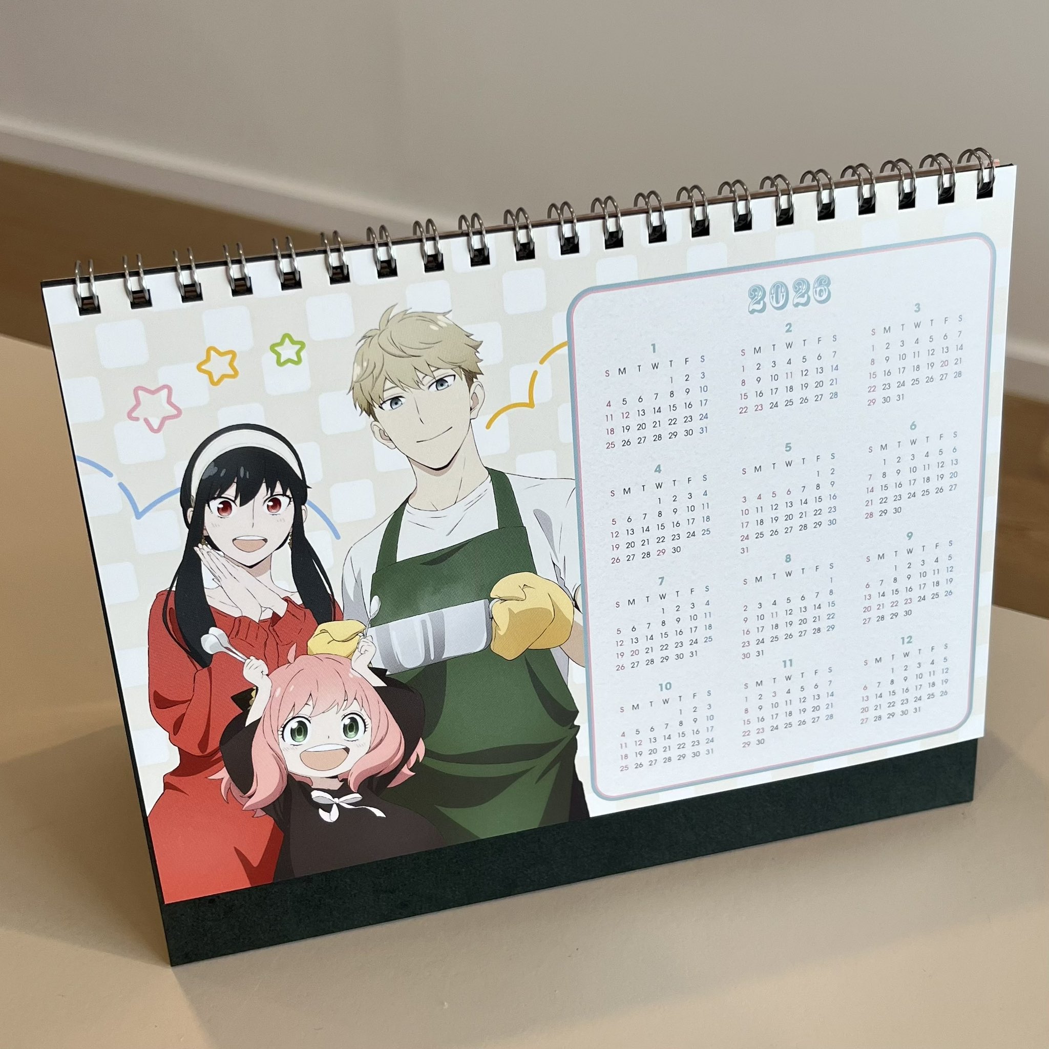 ♚*麦様 CLAMP ツバサ 2012年 カレンダーセット アーニャ・フォージャー スティカ― CLAMP「ツバサ」の2012年版