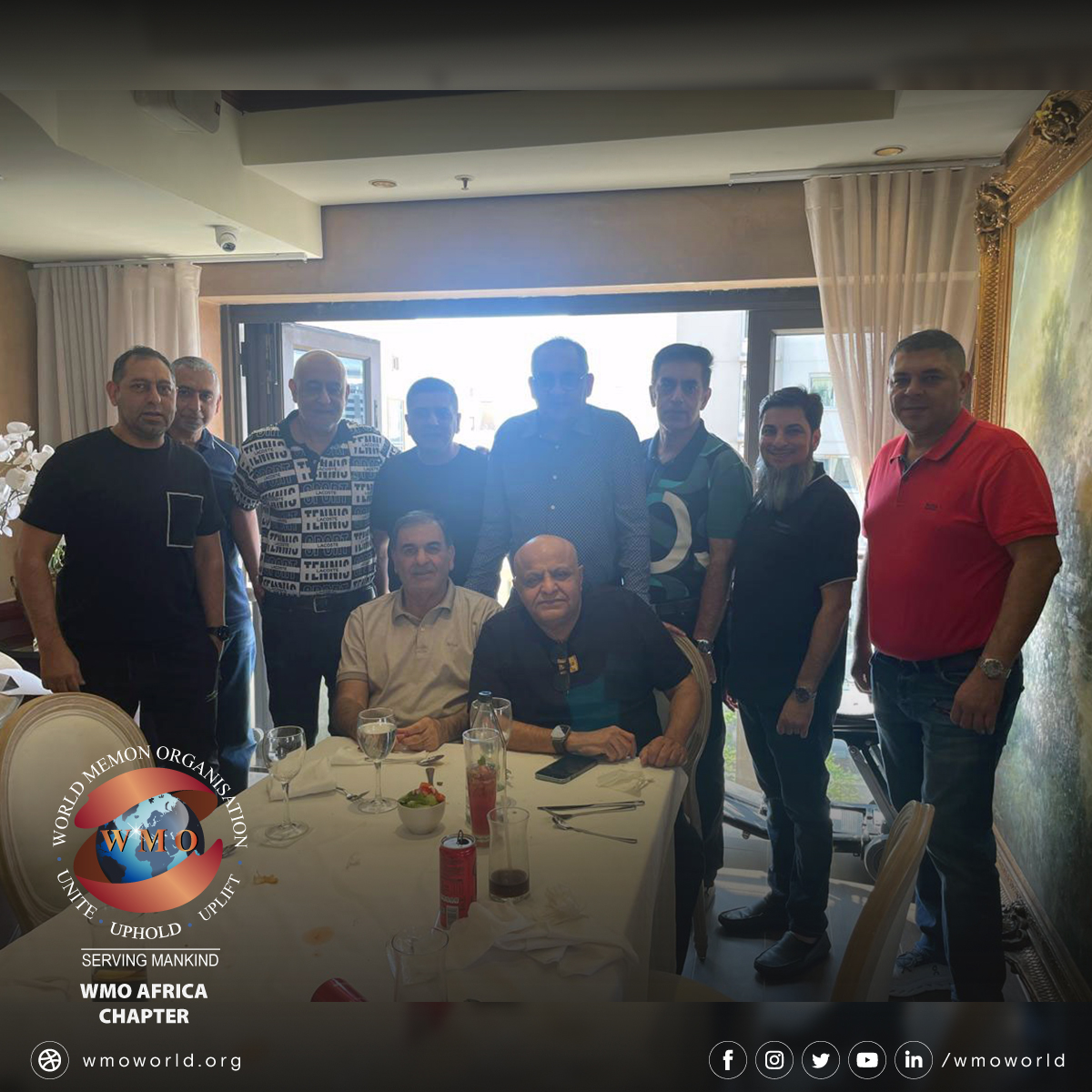 wmoworld's tweet photo. Mr. Javed Gani hosts a luncheon to honor Dr. Shiraz Suleman and his wife > https://t.co/vix9vHe1CK

#WMO #WMOWORLD #WMOAC #MEMON https://t.co/ckIFCBGbLQ