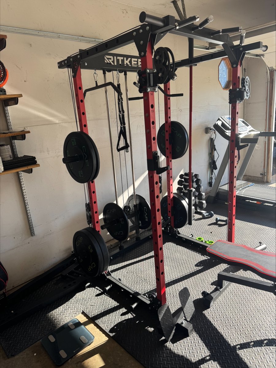 RitKeepFitness's tweet photo. βββββ Thanks to the feedback from Ryan
The gym works great easy setup. The pulleys are already super smooth and solid β they feel really sturdy!
#ritkeep #ritkeepfitness #HomeGym #weightlifting #GetFit #GymLife #strengthtraining #fitness #WorkoutEquipment #FitnessMotivation #ChristmasGifts #garagegym #FitLifestyle #Fitmas