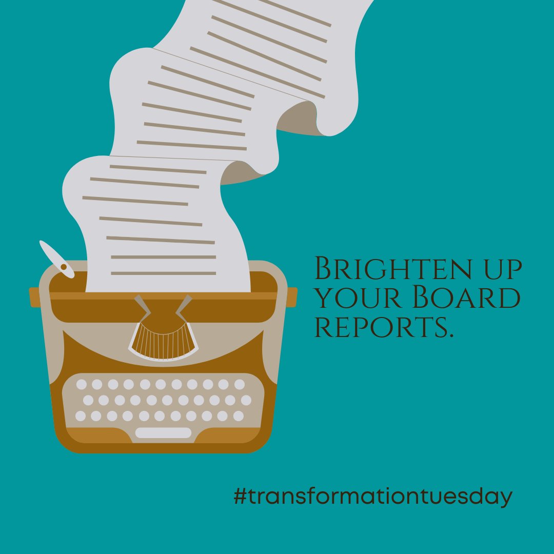 911_grant's tweet photo. #TransformationTuesday: Ask your Board what they want to see in reports. You may be surprised! https://t.co/KnlQ2THX4r #nonprofit #nonprofitsupport https://t.co/dnlblu4n1H