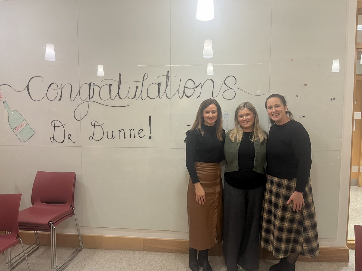 Dr Emma Feeney (@emmalfeeney) on Twitter photo We are all so proud of Dr <a href="/Simoney_1993/">Simone Dunne</a> who passed her Viva yesterday! Simone’s thesis focused on the role of the food matrix in the link between dairy fat and metabolic health. Well done Simone, huge congratulations to you, and cheers, enjoy the celebrations!🥂 🥂 We are all so proud of Dr <a href="/Simoney_1993/">Simone Dunne</a> who passed her Viva yesterday! Simone’s thesis focused on the role of the food matrix in the link between dairy fat and metabolic health. Well done Simone, huge congratulations to you, and cheers, enjoy the celebrations!🥂 🥂