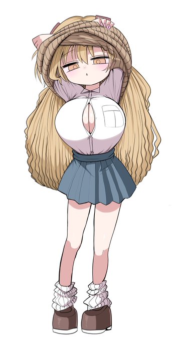 こちら冬コミ
『小さいギャル』の表紙の為に
描いた全体絵です 