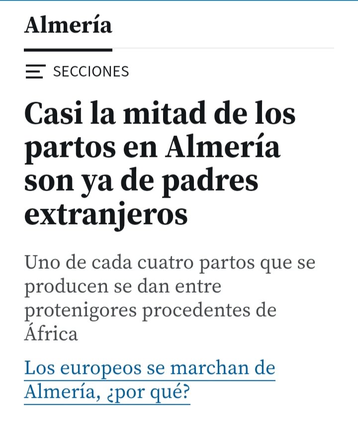 Con qué pocas palabras se construye el discurso para la extrema derecha. Con qué pocas palabras se busca alarmar sobre una supuesta sustitución étnica.