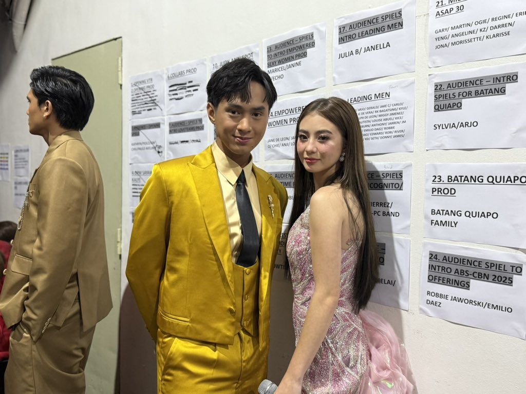 ofc_iwant's tweet photo. JM and Fyang!

#ShineKapamilya #ABSCBNChristmasSpecial2024 https://t.co/rbDJbDU63p