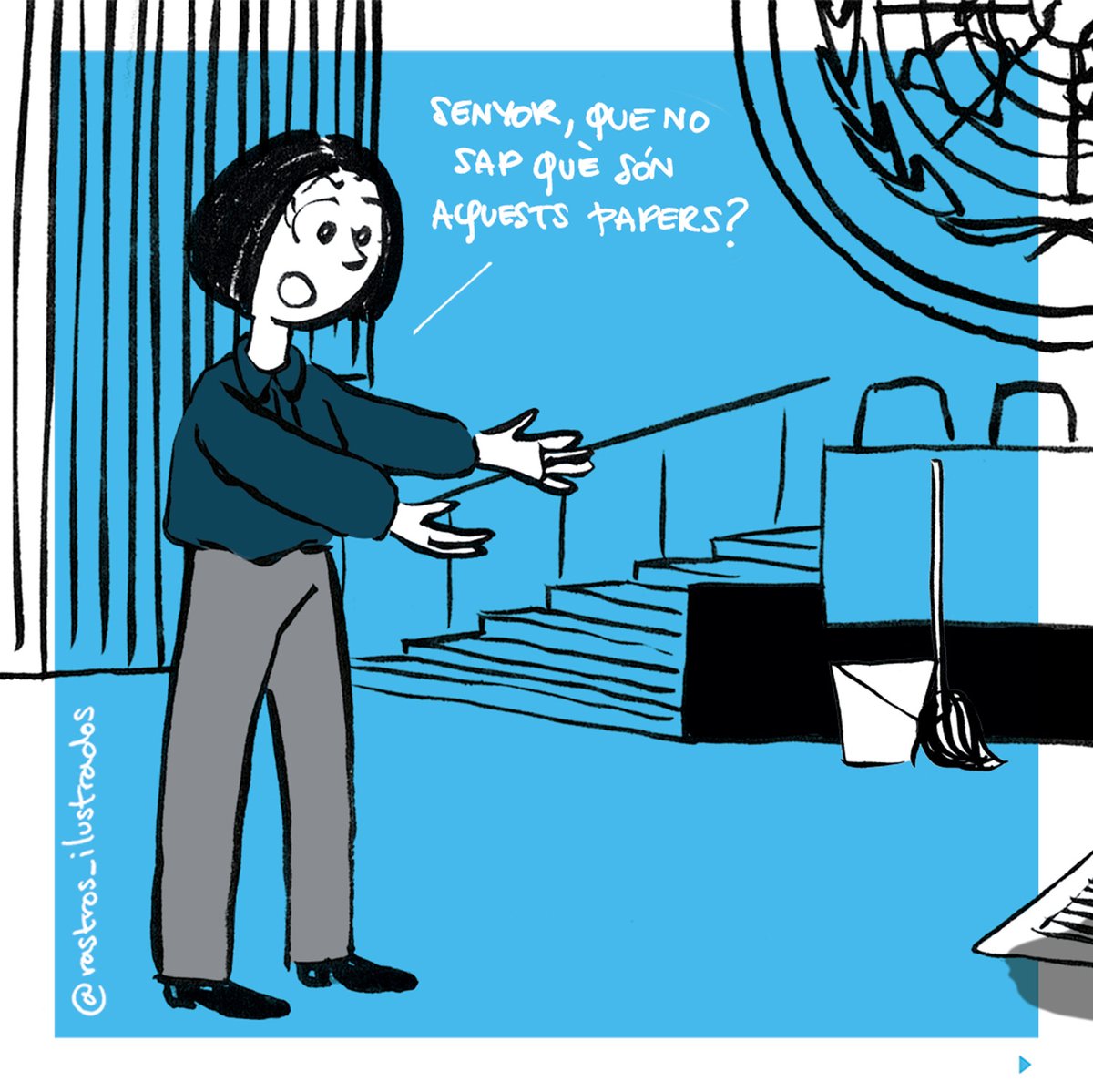 #Directa584 | #EspinaDirecta

🎨 Vinyeta de <a href="/BeatrizHm07/">bhmideas</a> per a la revista mensual de la #Directa

#humor #humorgràfic #illustració #dibuix #Directa #Directacoop #periodisme #paper

▶️ directa.cat/papers/directa…