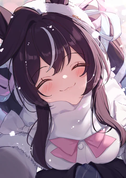 「んふふ～っ やだ。 離さないも～んっ」#ヴィブロス #ウマ娘ギルティダービー 