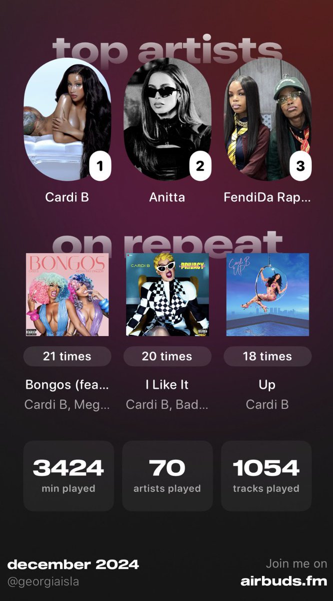 Georgiaisla123's tweet photo. #CardiB #Anitta #FendiDaRapper #Airbuds https://t.co/JMp5rX5CIp