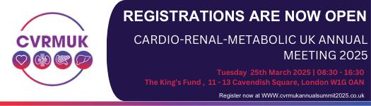 Cardio-renal-metabolic UK (@cvrmuk) on Twitter photo Nearly a third of places for our Annual Meeting on 25th March are booked!
We're delighted <a href="/Kidney_Research/">Kidney Research UK</a> leading UK charity focused on funding research into prevention, treatment and management of kidney disease will be exhibiting with us this year. cvrmuk.com/events/47/card… Nearly a third of places for our Annual Meeting on 25th March are booked!
We're delighted <a href="/Kidney_Research/">Kidney Research UK</a> leading UK charity focused on funding research into prevention, treatment and management of kidney disease will be exhibiting with us this year. cvrmuk.com/events/47/card…
