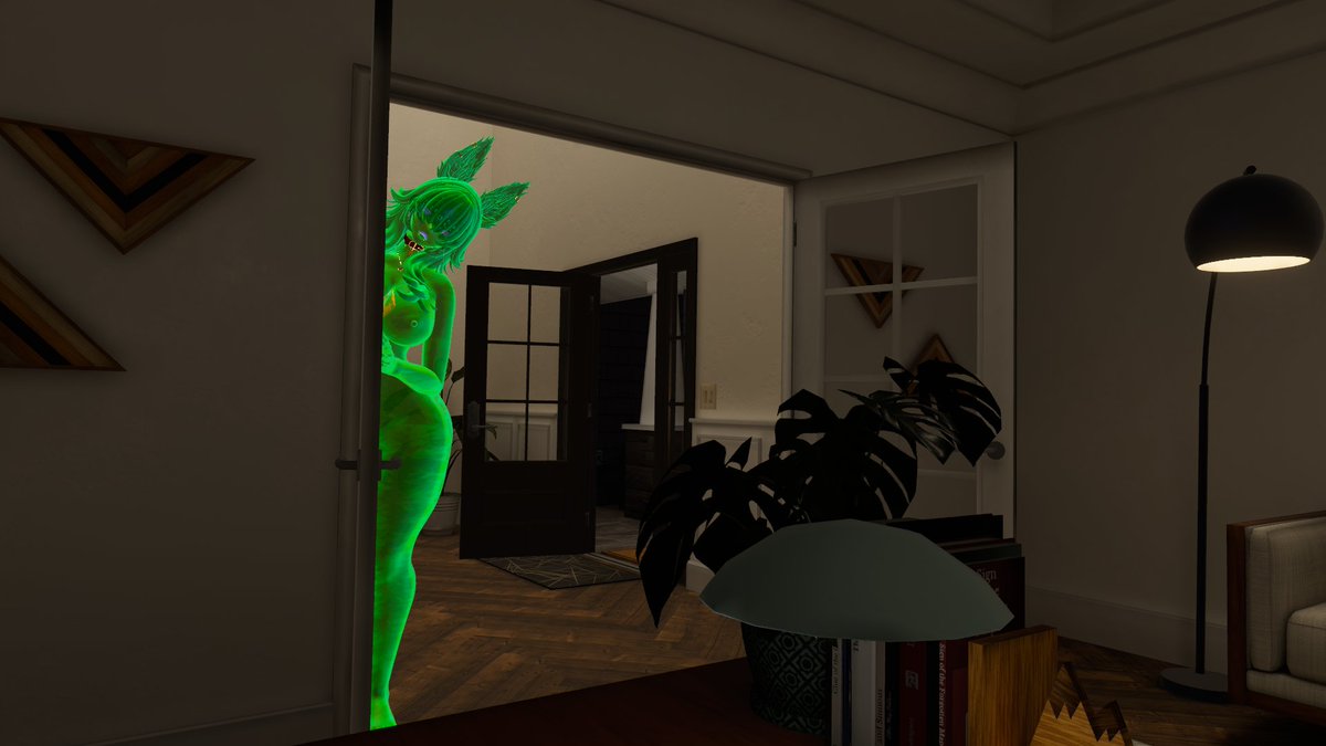 XxaceW's tweet image. POV: your slime girlfrien peaks over into your office to see if you done with work