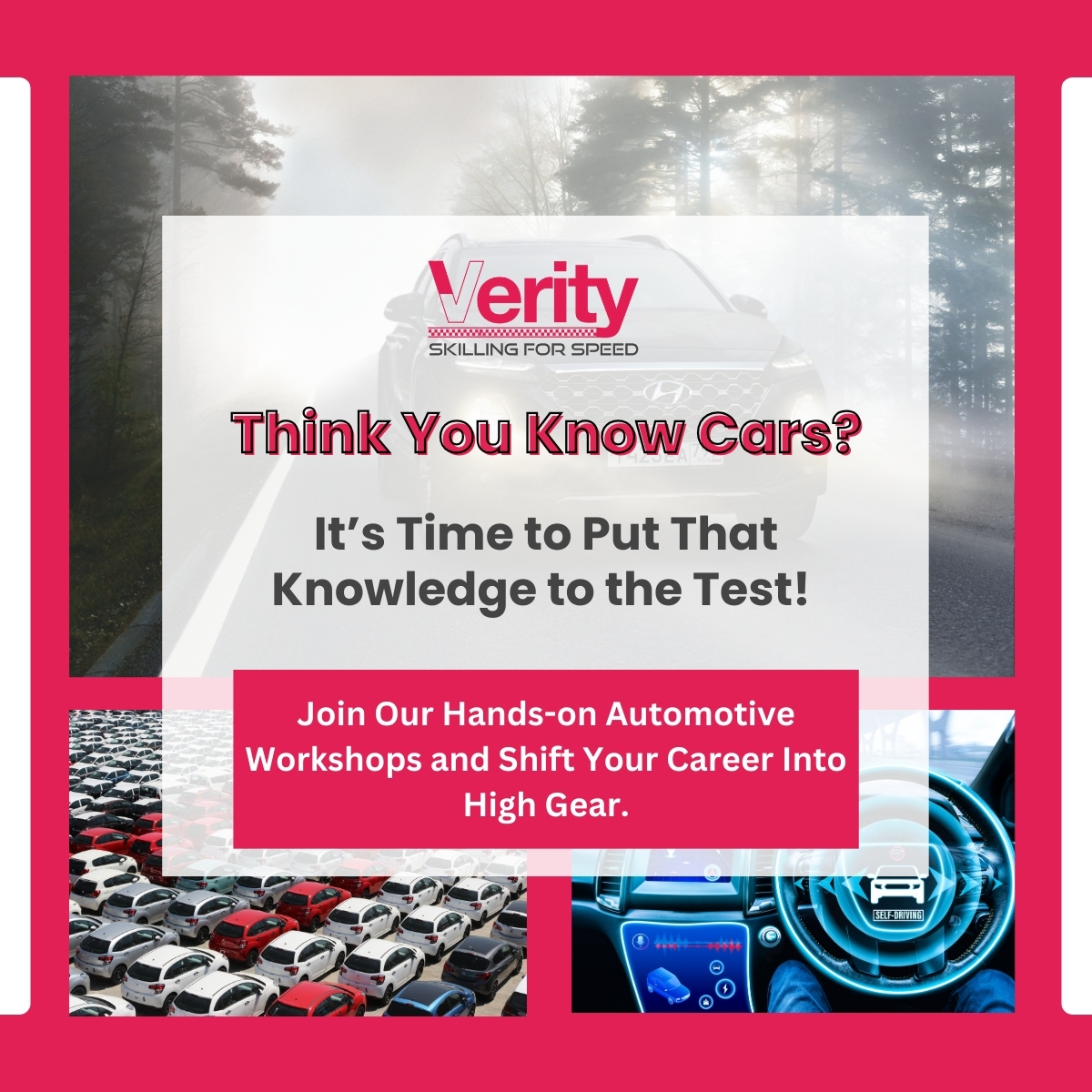 verity_software's tweet photo. Time to put that knowledge to the ultimate test! Join our hands-on automotive workshops and turbocharge your career. Learn, grow, and push your skills into overdrive!
#VeritySoftware #TrainingExperts https://t.co/8y0QJdYBKf