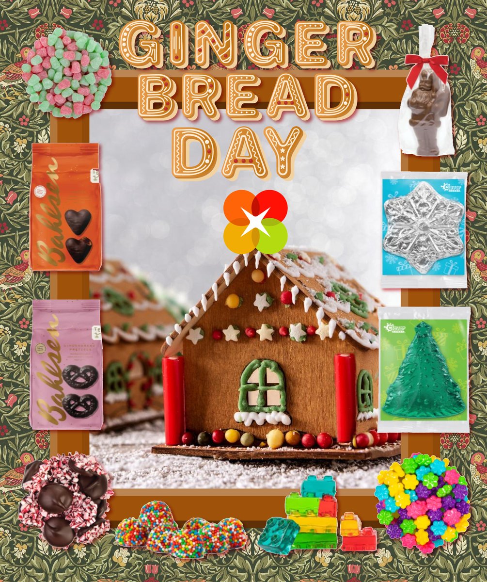 midwest_ss's tweet image. 🎄🍬 Celebrate #GingerbreadDay with specialty candy! Perfect for decorating your gingerbread house or sweetening up the holidays. 🍭✨
Shop with us and make your season extra sweet! #HolidayCandy #MidwestSingleSource