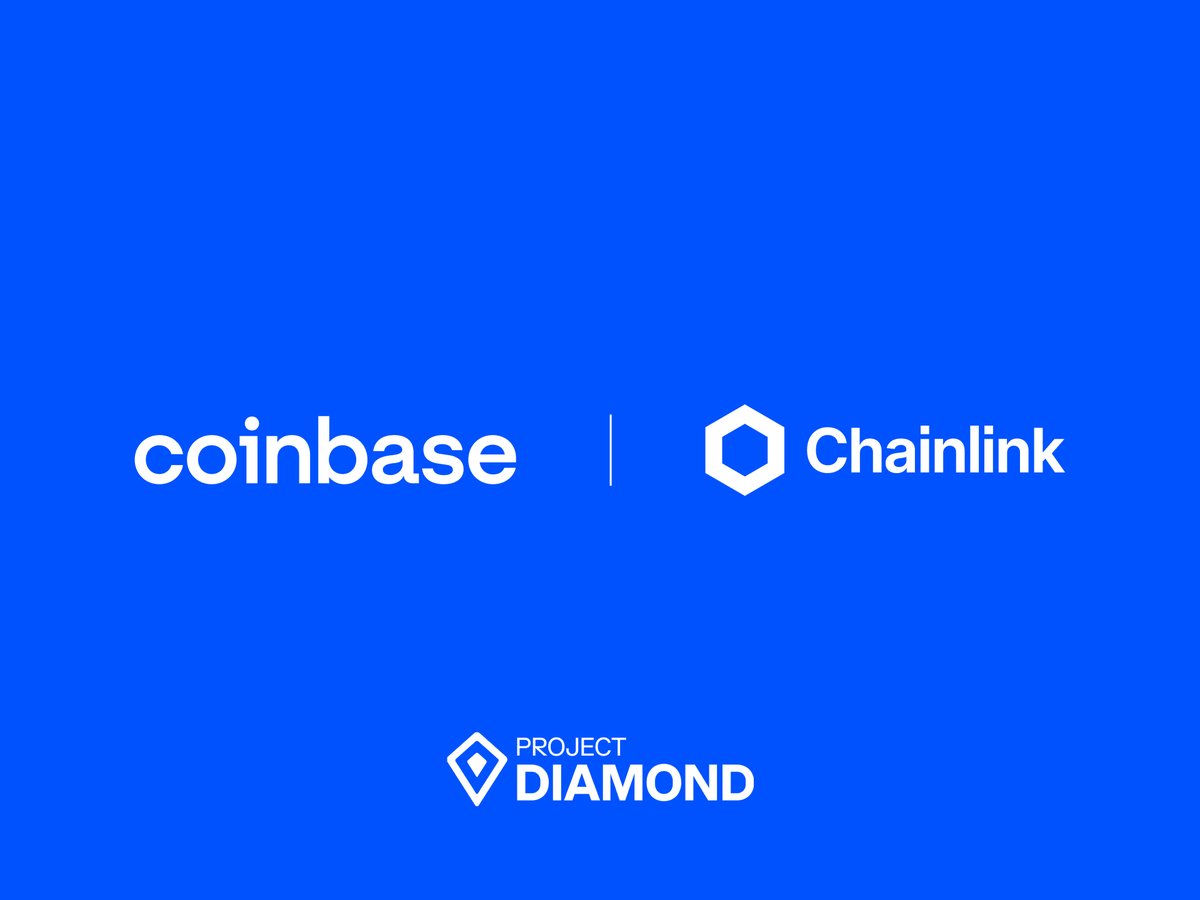 .<a href="/coinbase/">Coinbase 🛡️</a>’s Project Diamond integrates the Chainlink standard to accelerate digital asset adoption.

Institutions will be able to leverage Chainlink to manage the full lifecycle of tokenized assets on the Project Diamond platform.
prnewswire.com/news-releases/…