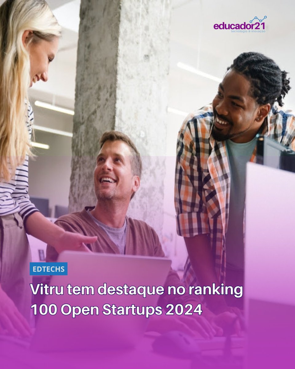 Educadorsec21's tweet photo. A Vitru Educação fechou o ano como um dos destaques no desenvolvimento de inovações junto à startups no ranking 100 Open Startups 2024 na categoria Educação:https://t.co/VHBbBMydQl
#educação #tecnologia #inovação #educador21 #edtechs #startups #VitruEducação #100OpenStartups2024 https://t.co/AKRPntpOgG