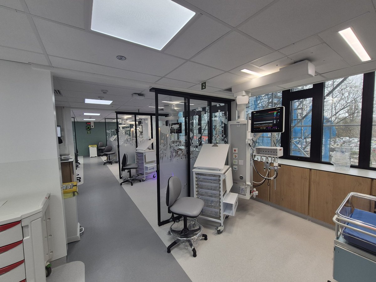 The special care area is also larger and allows a dedicated space for each family 4/5