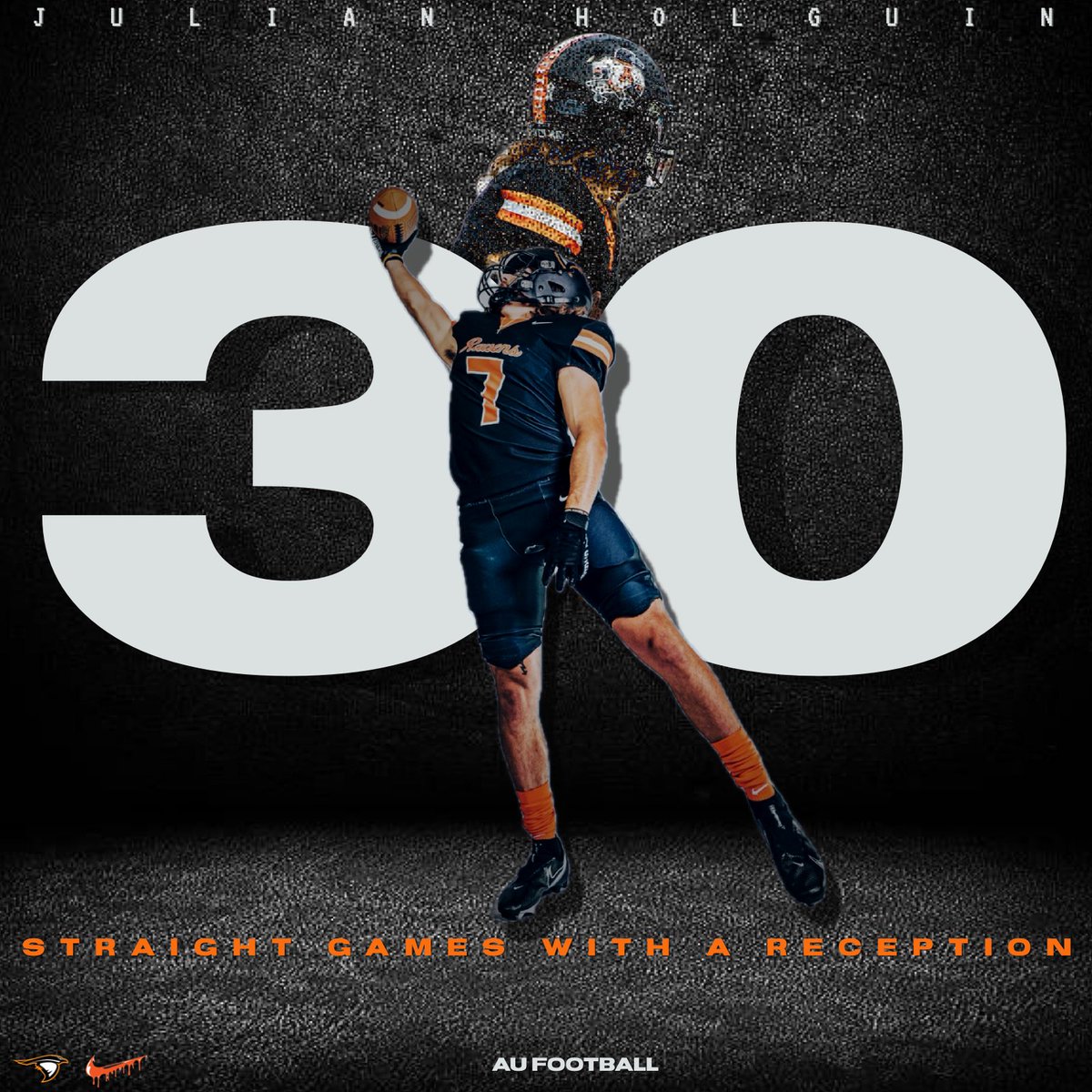 30 Straight Games with a Reception✅