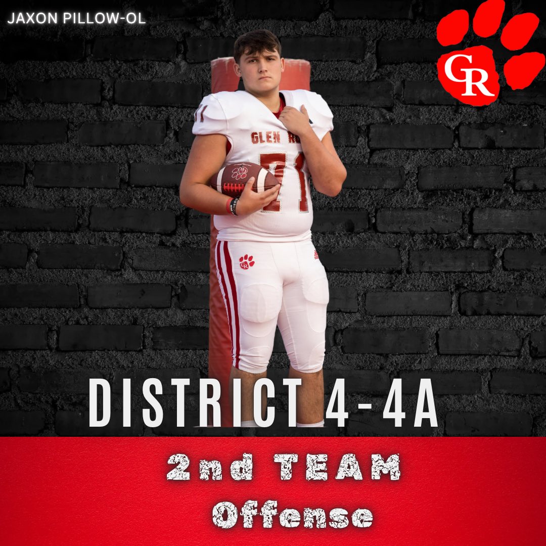 Cliff Watkins (@coach_cwatkins) on Twitter photo Congratulations to our 4A-II District 4: Second Team Offense & Defense
<a href="/GRHS_TIGERS/">Glen Rose Tigers</a>
<a href="/GRTigerFootball/">Glen Rose Football</a> Congratulations to our 4A-II District 4: Second Team Offense & Defense
<a href="/GRHS_TIGERS/">Glen Rose Tigers</a>
<a href="/GRTigerFootball/">Glen Rose Football</a>