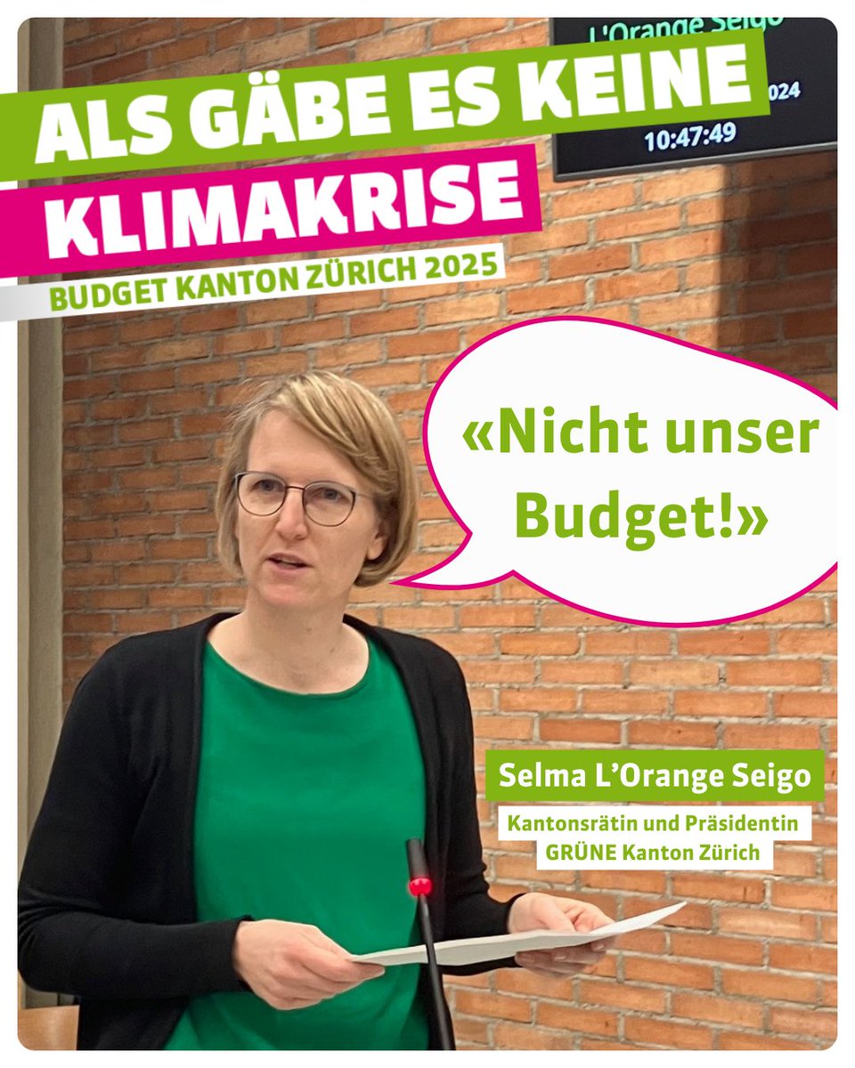 #Sparallianz GLP/Mitte/FDP/SVP haben den Staatshaushalt mit ihren Steuersenkungen 600 Mio. gekostet. Im #Budget25 müssen nun Investitionen verschoben werden. Die Rechnung bezahlt die Bevölkerung: weniger Schulen, weniger ÖV, verlotternde Infrastruktur &amp; kein Klimaschutz! 🤬❌