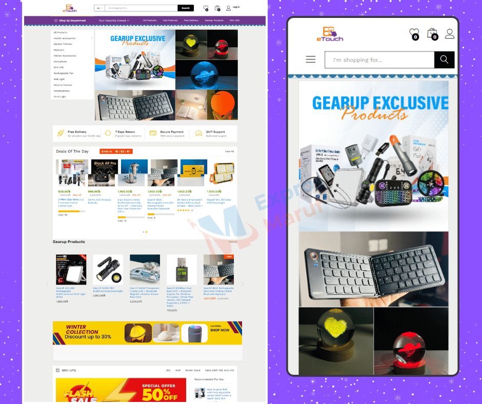 A well-designed eCommerce WordPress website makes all the difference! 
 With a responsive layout, fast loading speed, and sleek design, it ensures the best experience for every visitor.
#eCommerceWebsite #WordPress #WebDesign #ResponsiveWebsite #FastLoading #WooCommerce