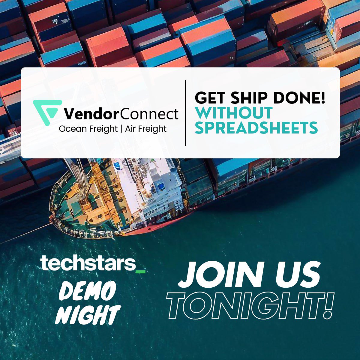 DEMO NIGHT IS FINALLY HERE! 🚀 After months of grinding, innovating, and growing through the <a href="/Techstars/">Techstars</a> Miami program, tonight is the night we show the world what <a href="/vendorconnectai/">VendorConnect</a> is all about! ✨ 

📍 Join us: lu.ma/tsmiamidemonig…

See you there!

#VendorConnect #LogTech