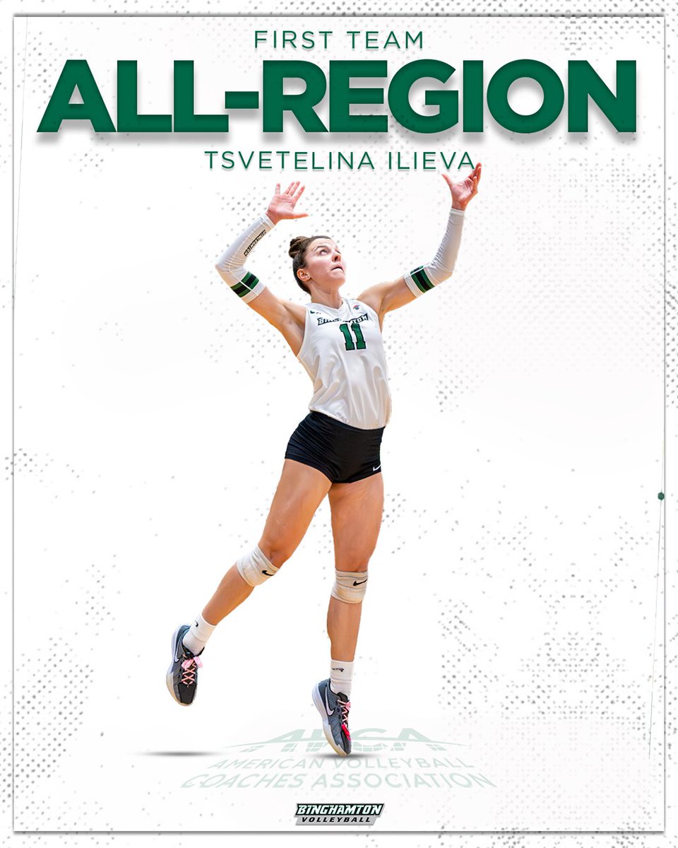 FIRST TEAM ALL-REGION 🐐

<a href="/Tsvetelina_11/">Tsvetelina Ilieva</a> earns her first <a href="/AVCAVolleyball/">AVCA</a> First-Team All-Region nod after being named Honorable Mention the last two seasons 👀

📰tinyurl.com/uftj6k24

#ONEBinghamton