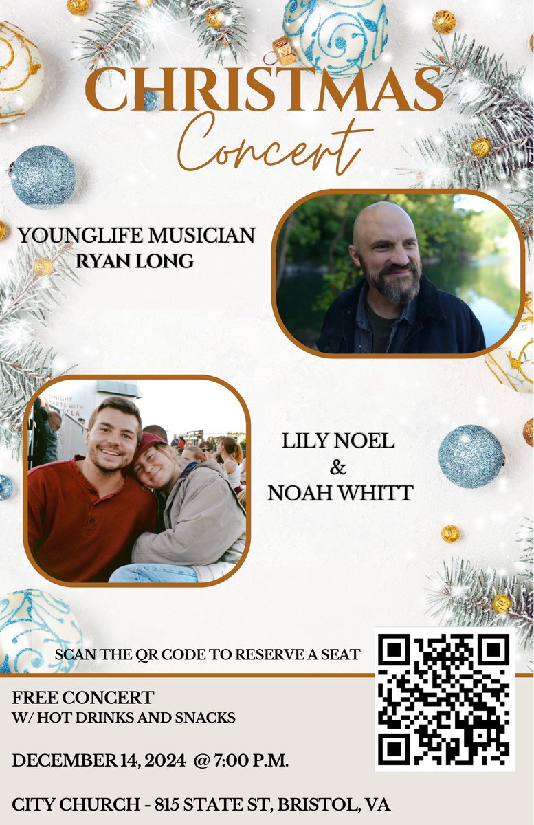 Noah Whitt, Lily Noel and Ryan Long Concert in Bristol, VA
7pm Dec 14th. 815 State St.