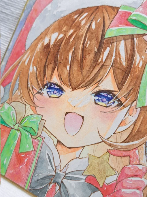 リメイクそのに。髪の色少し濃くしたのでそれに伴い気になったヶ所も加筆。在廊に持っていきますー 